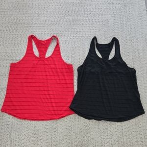 ZYIA Havana XXL Red and Black Racerback Tank Tops